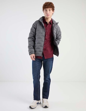 Jeans straight Mossimo deslavado para hombre