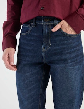 Jeans straight Mossimo deslavado para hombre