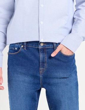 Jeans slim Mossimo lavado medio para hombre