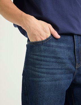Jeans straight Mossimo lavado stone wash para hombre