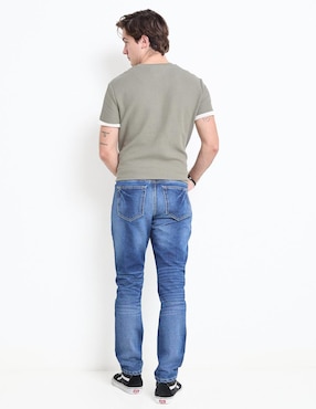 Jeans straight Mossimo lavado stone wash para hombre