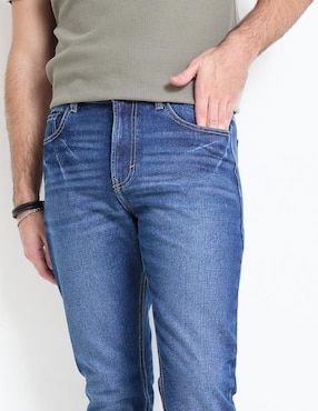 Jeans straight Mossimo lavado stone wash para hombre