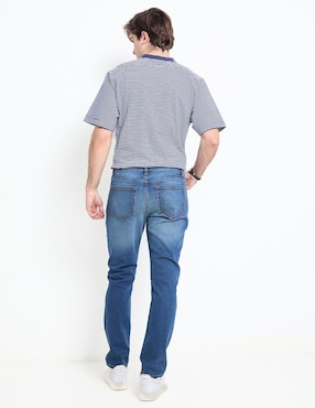 Jeans slim Mossimo deslavado para hombre