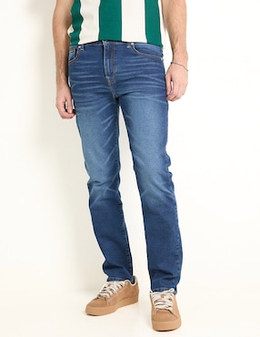 Jeans straight Mossimo lavado stone wash para hombre