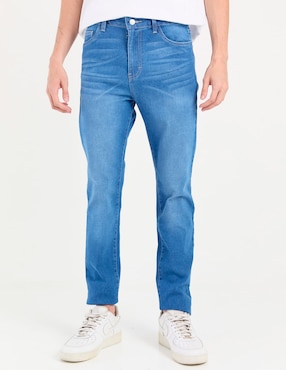 Jeans slim Mossimo lavado stone wash para hombre