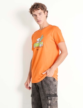 Playera Mossimo Snoopy cuello redondo para hombre