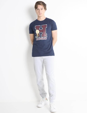 Playera Mossimo Peanuts Charlie Brown cuello redondo para hombre