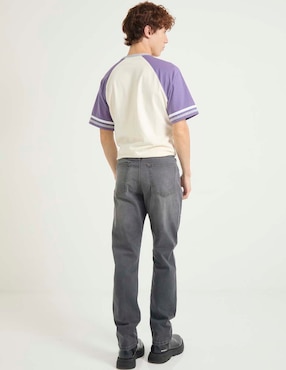 Jeans straight Mossimo deslavado para hombre