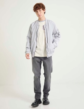Jeans straight Mossimo deslavado para hombre