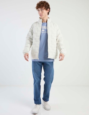 Jeans straight Mossimo lavado medio para hombre