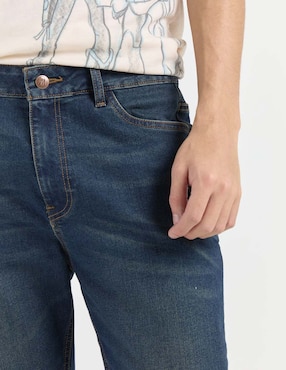 Jeans straight Mossimo deslavado para hombre