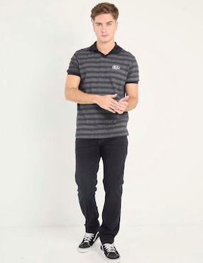 Jeans straight Mossimo lavado obscuro para hombre