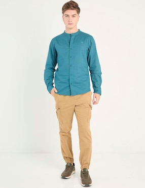 Camisa casual Mossimo manga larga para hombre