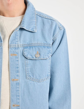 Chamarra denim Mossimo de mezclilla con bolsillos para hombre