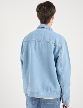 Chamarra denim Mossimo de mezclilla con bolsillos para hombre