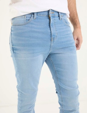 Jeans slim Mossimo lavado stone wash para hombre