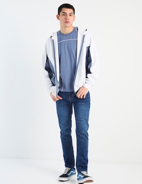 Jeans slim Mossimo deslavado para hombre