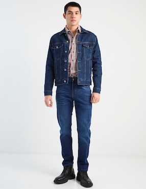 Jeans slim Mossimo deslavado para hombre