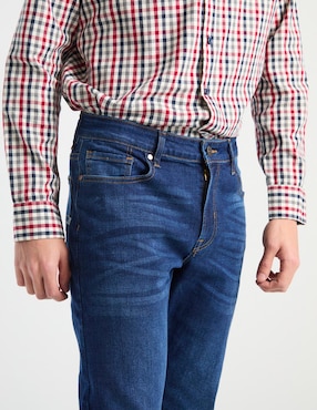 Jeans slim Mossimo deslavado para hombre