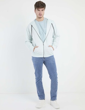 Jeans slim Mossimo lavado claro para hombre