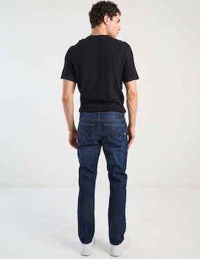 Jeans straight Mossimo deslavado para hombre