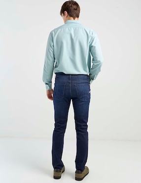 Jeans slim Mossimo lavado obscuro para hombre