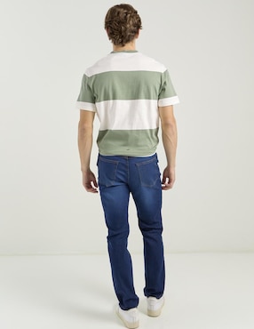 Jeans slim Mossimo lavado medio para hombre