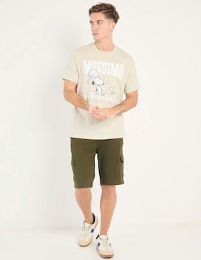 Playera Mossimo Snoopy cuello redondo para hombre