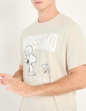 Playera Mossimo Snoopy cuello redondo para hombre