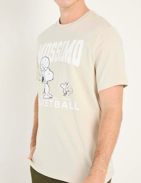 Playera Mossimo Snoopy cuello redondo para hombre
