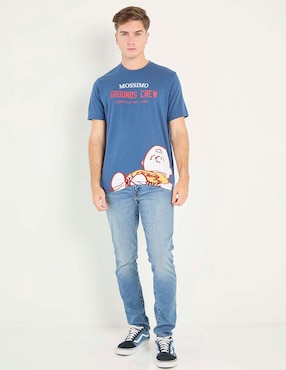 Playera Mossimo Charlie Brown cuello redondo para hombre
