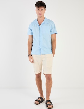 Camisa casual Mossimo manga corta para hombre