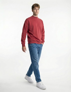 Jeans slim Mossimo deslavado para hombre