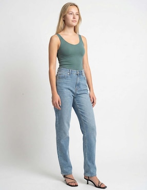 Jeans straight Mossimo lavado claro para hombre