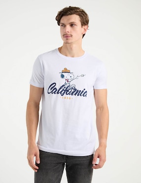 Playera Mossimo Snoopy cuello redondo para hombre