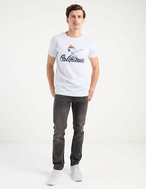 Playera Mossimo Snoopy cuello redondo para hombre