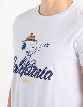 Playera Mossimo Snoopy cuello redondo para hombre