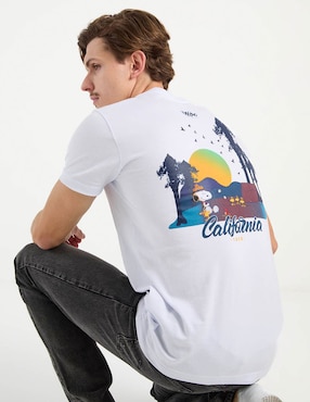 Playera Mossimo Snoopy cuello redondo para hombre