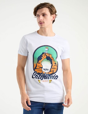 Playera Mossimo Snoopy cuello redondo para hombre