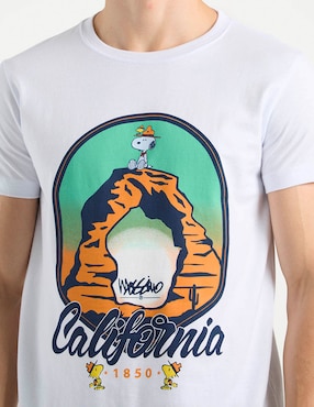 Playera Mossimo Snoopy cuello redondo para hombre