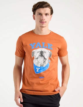Playera Mossimo Yale University cuello redondo para hombre