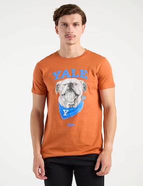 Playera Mossimo Yale University cuello redondo para hombre