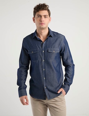 Camisa casual Mossimo manga larga para hombre
