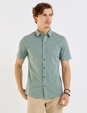 Camisa casual Mossimo manga corta para hombre