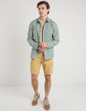 Camisa casual Mossimo manga larga para hombre