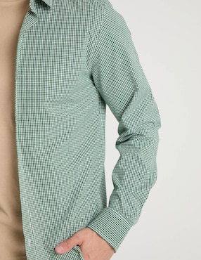 Camisa casual Mossimo manga larga para hombre