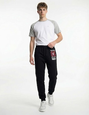 Jogger slim Mossimo estampado gráfico con bolsillos para hombre