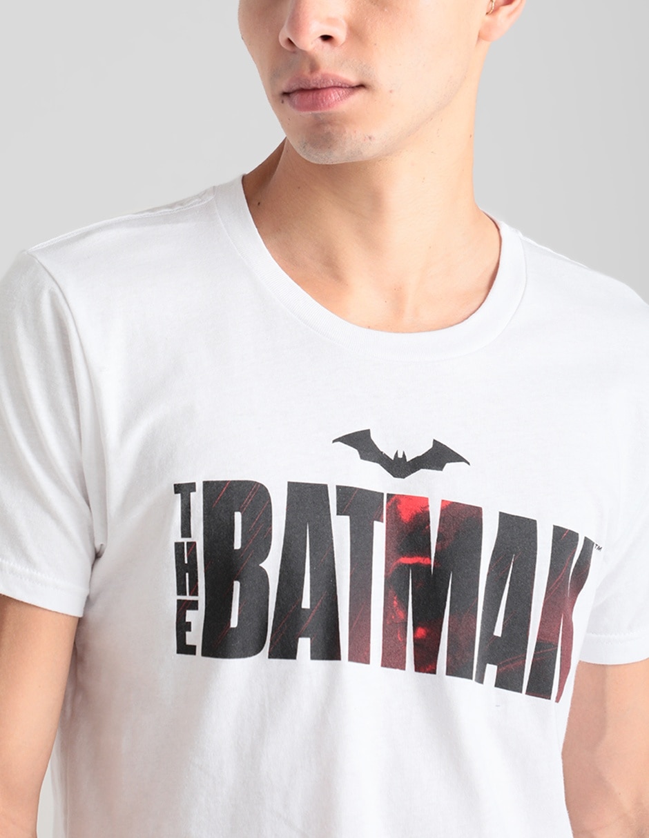 Playera Warner The Batman cuello redondo estampado gráfico para hombre |  