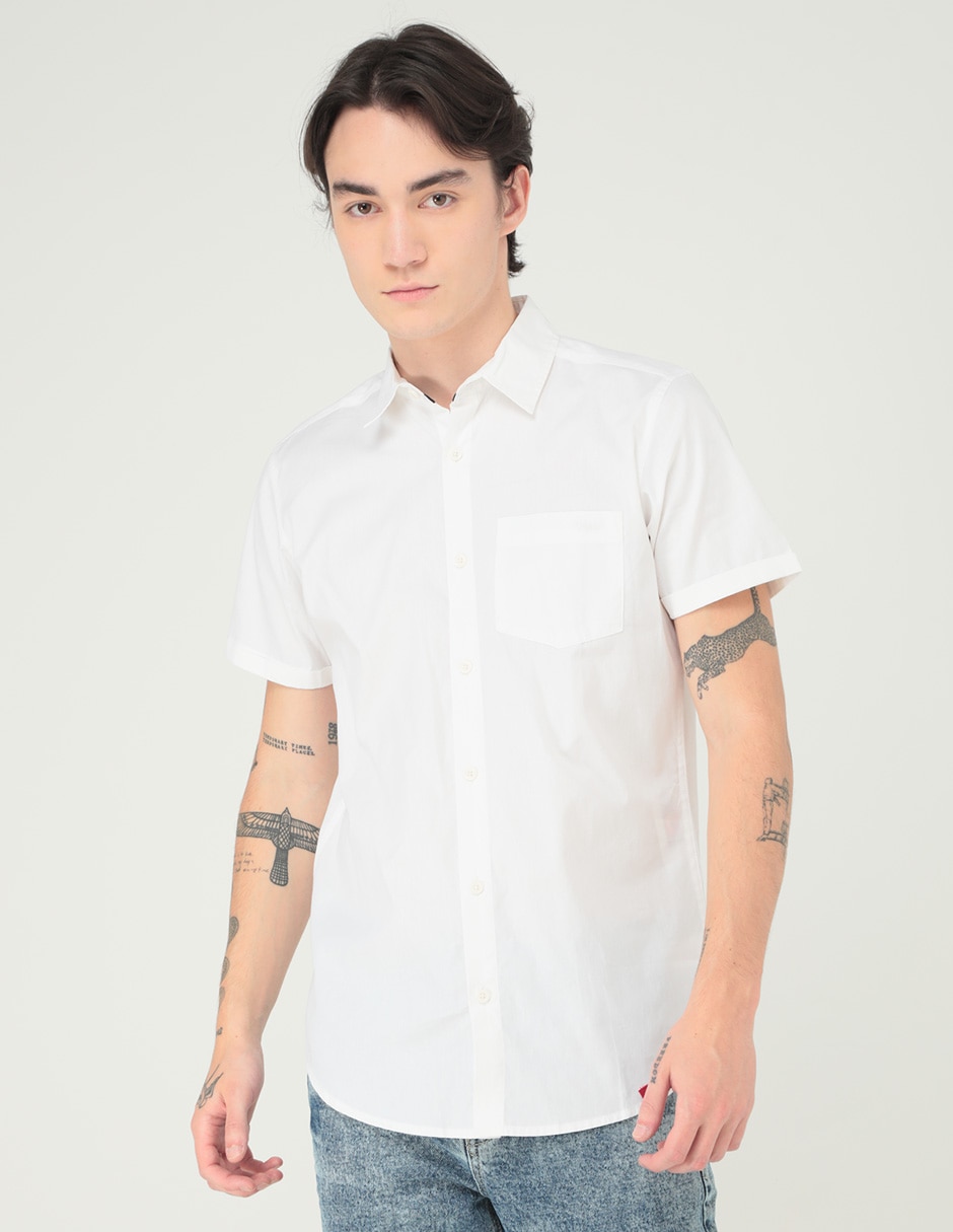 Camisa casual Mossimo de algod n manga corta para hombre Suburbia