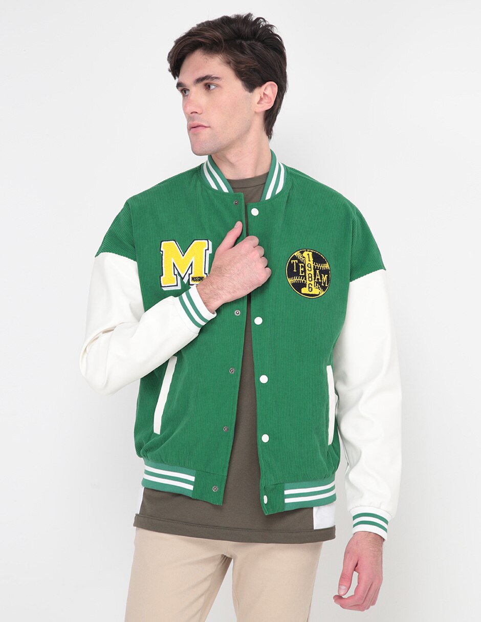 Chamarra con bolsillos para hombre 1